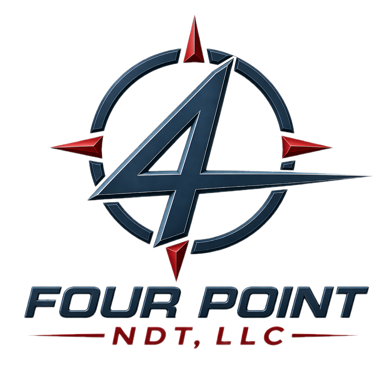 4 Point NDT, LLC compass logo